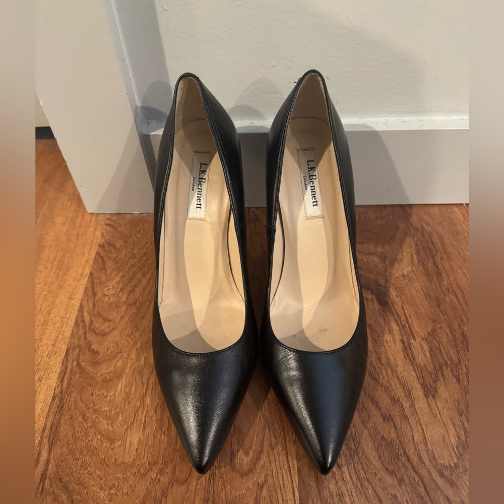 LK Bennett Black Leather Heels